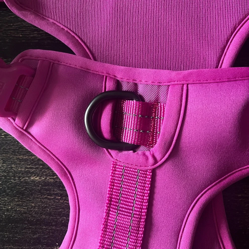 Boots & Barkley pink dog large harness